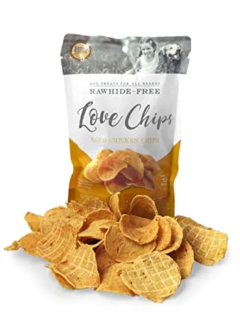 LOVE Hard Chicken Chips Pack of 2(60gms each)