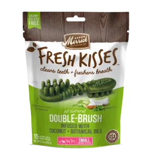 Merrick Fresh Kisses Grain Free Coconut Oil and Botanicals Small Dental Dog Treats