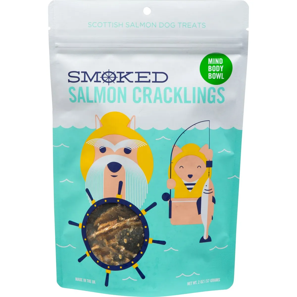 MIND BODY BOWL Smoked Salmon Cracklings Dog Treats