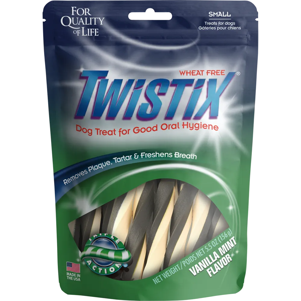 N-Bone Twistix Vanilla Mint Dental Dog Treats