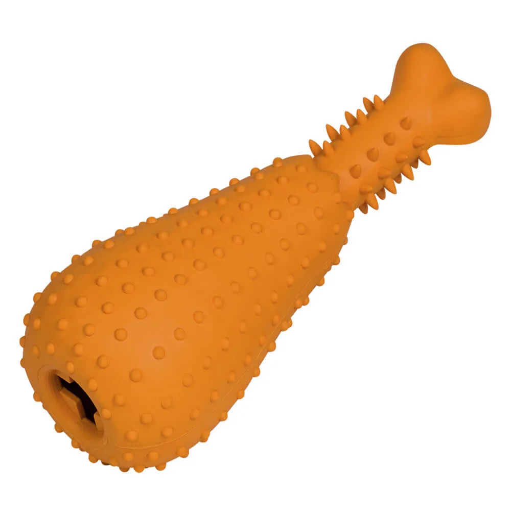 Nobby Chicken Leg Tough Rubber Chew Dog Toys