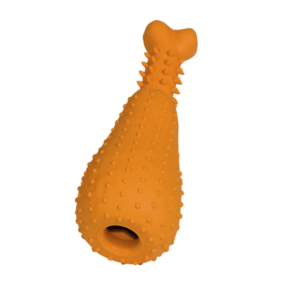 Nobby Chicken Leg Tough Rubber Chew Dog Toys