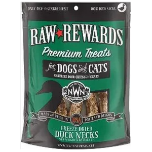 Northwest Naturals Freeze-Dried Duck Necks Dog and Cat Treats 5 oz