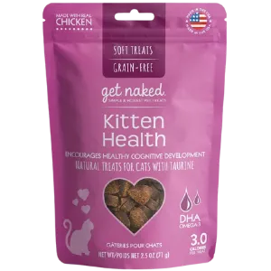 NPIC Get Naked Kitten Health Soft Treats for Kittens 2.5oz