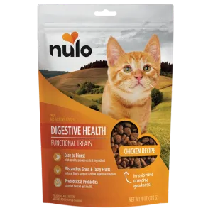 Nulo Functional Grain-Free Digestive Health Chicken Cat treats, 4 oz