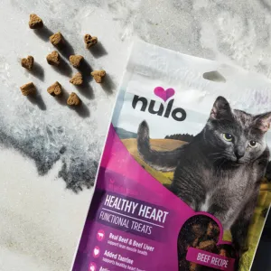 Nulo Functional Grain-Free Healthy Heart Beef Cat treats, 4 oz