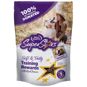 Nutrisource Superstar Bacon Training Rewards Dog Treat