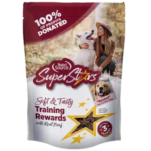 Nutrisource Superstar Beef Training Rewards Dog Treat