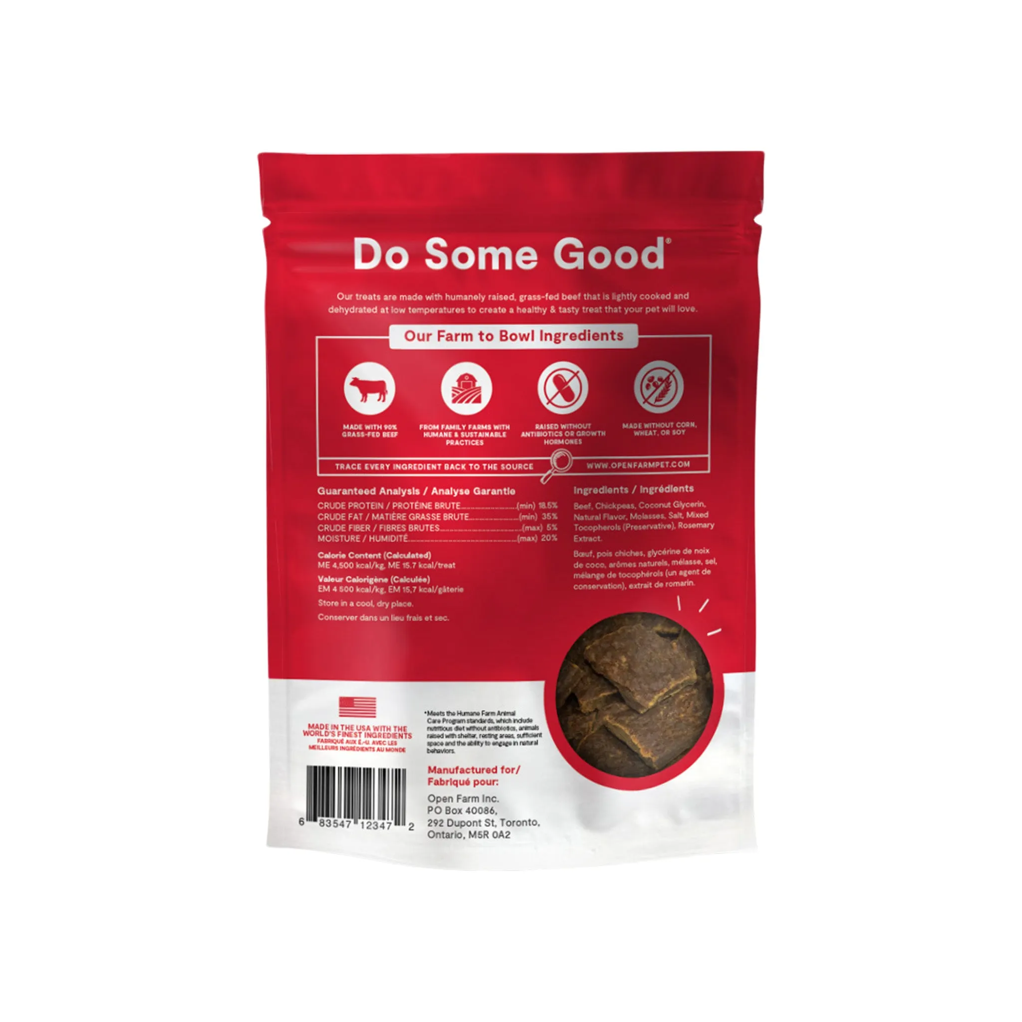 Open Farm Dehydrated Dog Treats