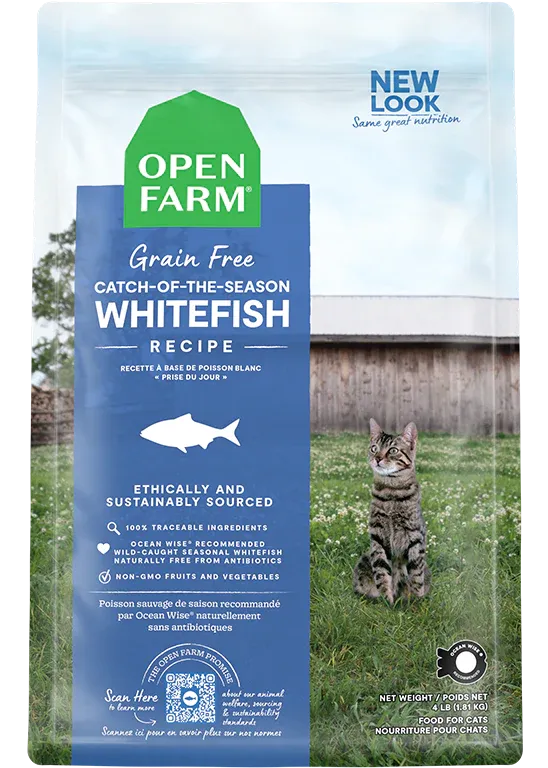 Open Farm for Cats - Catch of the Season Whitefish Dry Food