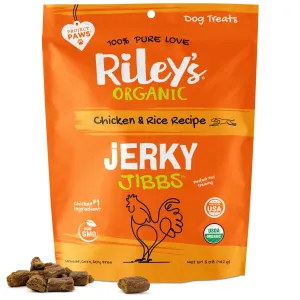 Organic Chicken & Rice Jerky Jibbs (5oz)