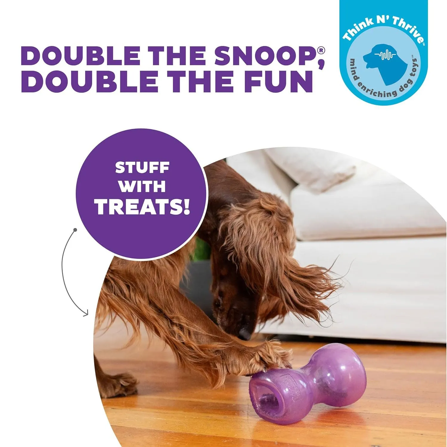 Outward Hound Double Snoop Treat Stuffer