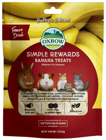 Oxbow Simple Rewards Banana Treats (1-oz)