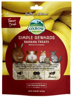 Oxbow Simple Rewards Banana Treats (1-oz)