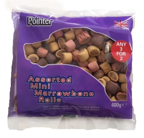 Pointer Assorted Mini Rolls 400g (Case of 6)