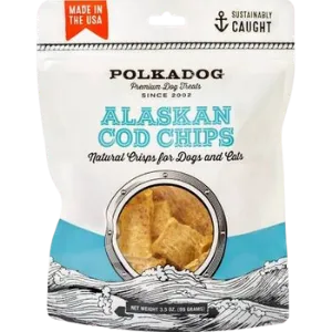 Polka Dog Alaskan Cod Chips 3.5oz