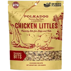 Polka Dog Chicken Littles Training Dog Treats 8oz