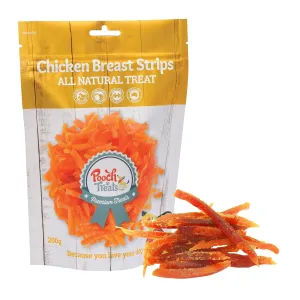 Pooch Treats Chicken Breast Strips Dog Treats 200g