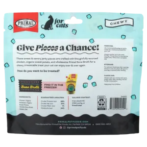 Primal Give Pieces A Chance Jerky Chicken Cat Treats 4 oz