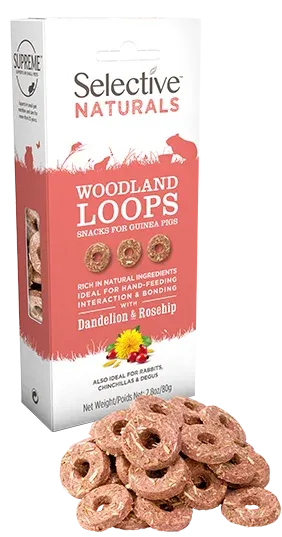 Selective Naturals Guinea Pig Woodland Loops 80g - Case of 4