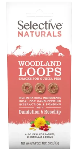 Selective Naturals Guinea Pig Woodland Loops 80g - Case of 4