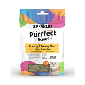 Sparkles Cat Crunchy & Creamy Bites Chicken & Catnip 50g