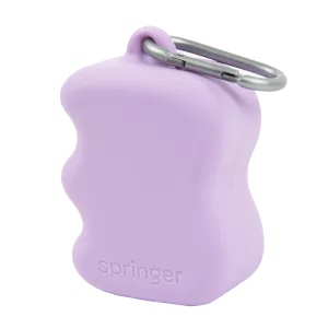 Springer Pets Silicone Dog Treat Dispenser Pouch Lilac