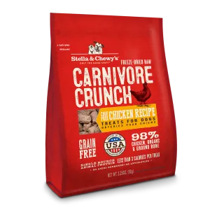 Stella & Chewy's Dog Treat - Carnivore Crunch Chicken Recipe 3.25oz