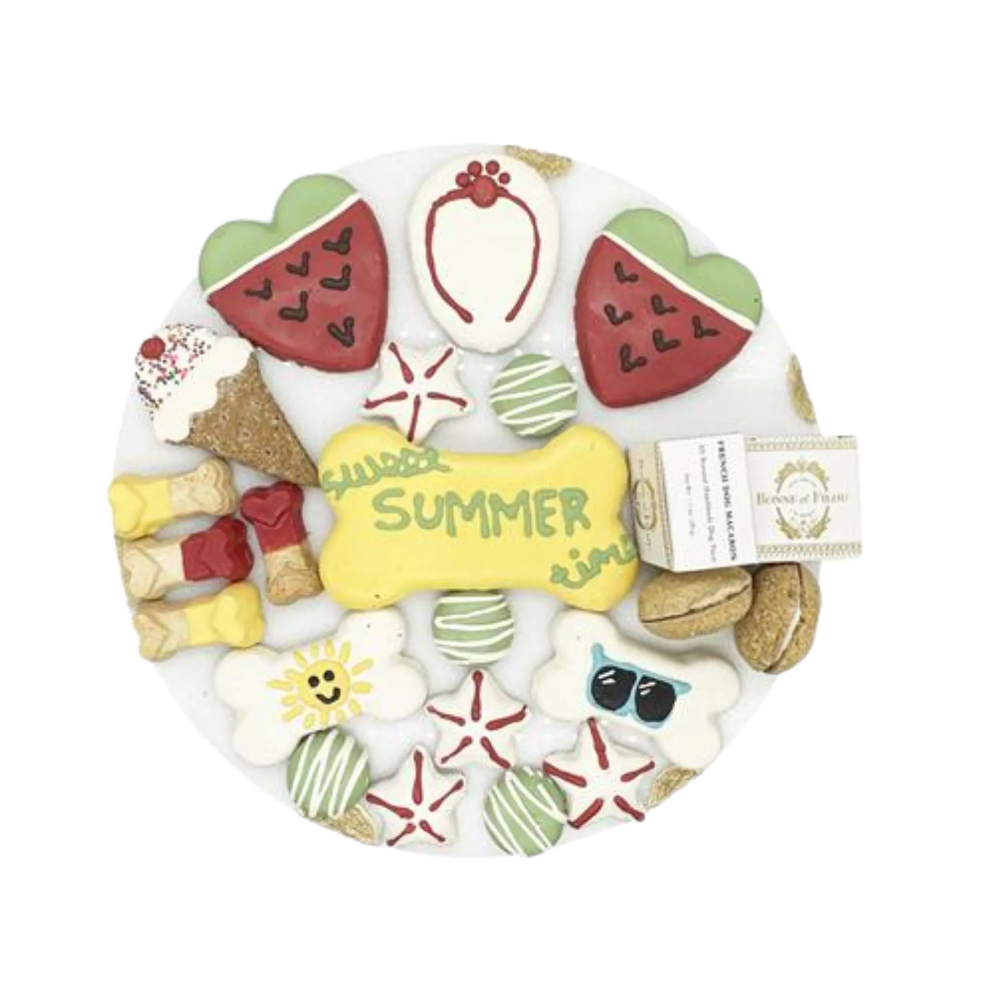 Summer Themed Dog Treats Gift Box