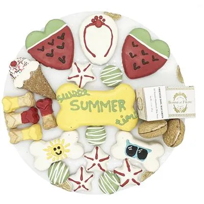 Summer Themed Dog Treats Gift Box