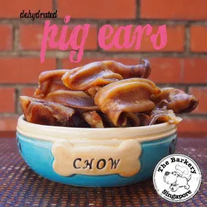 The Barkery Pig Ear Dehydrated Dog Treats 80g