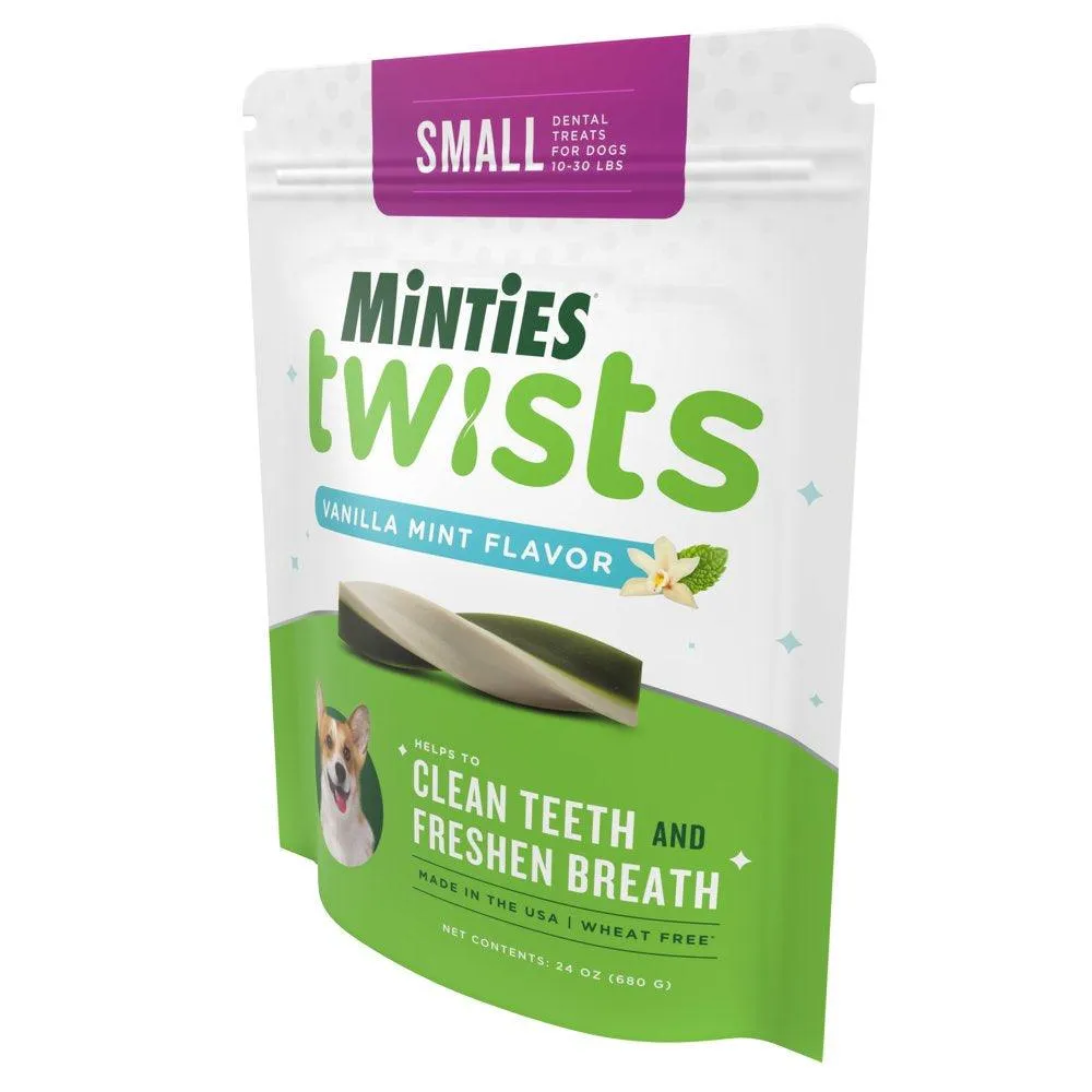 Twists Dog Dental Treats Small Dogs 24 Oz