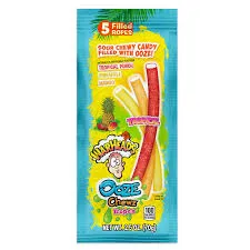 Warheads Ooze Chewz Tropical Ropes 2.5oz