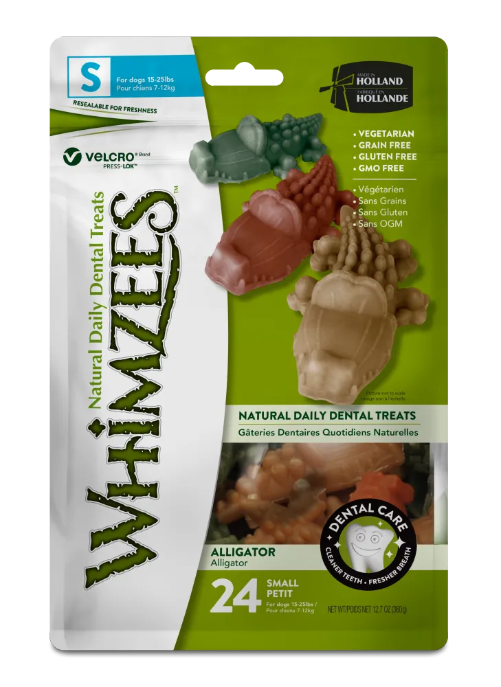 Whimzees Alligator Dental Dog Treats