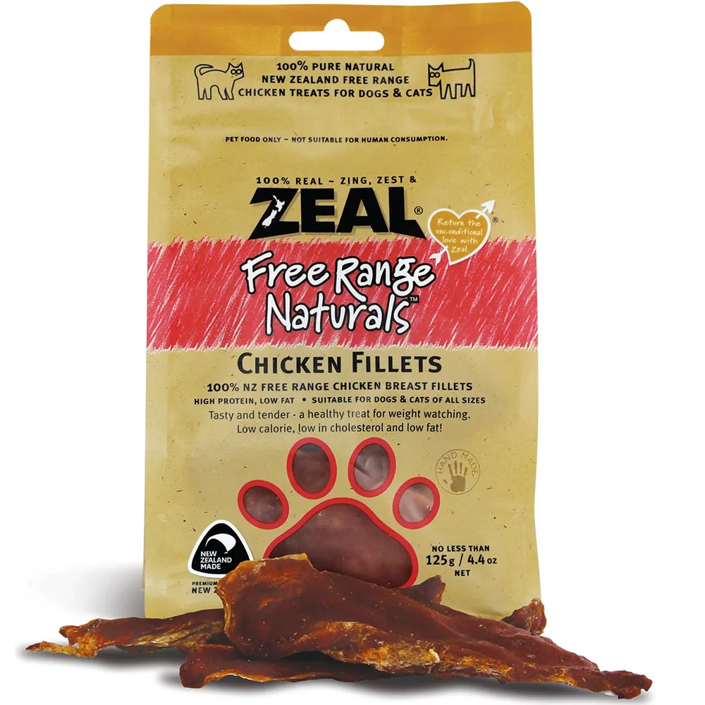 Zeal Free Range Naturals Chicken Fillets 125g