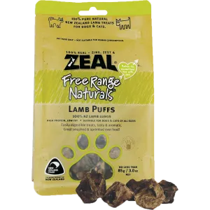 Zeal Free Range Naturals Lamb Puffs 85g