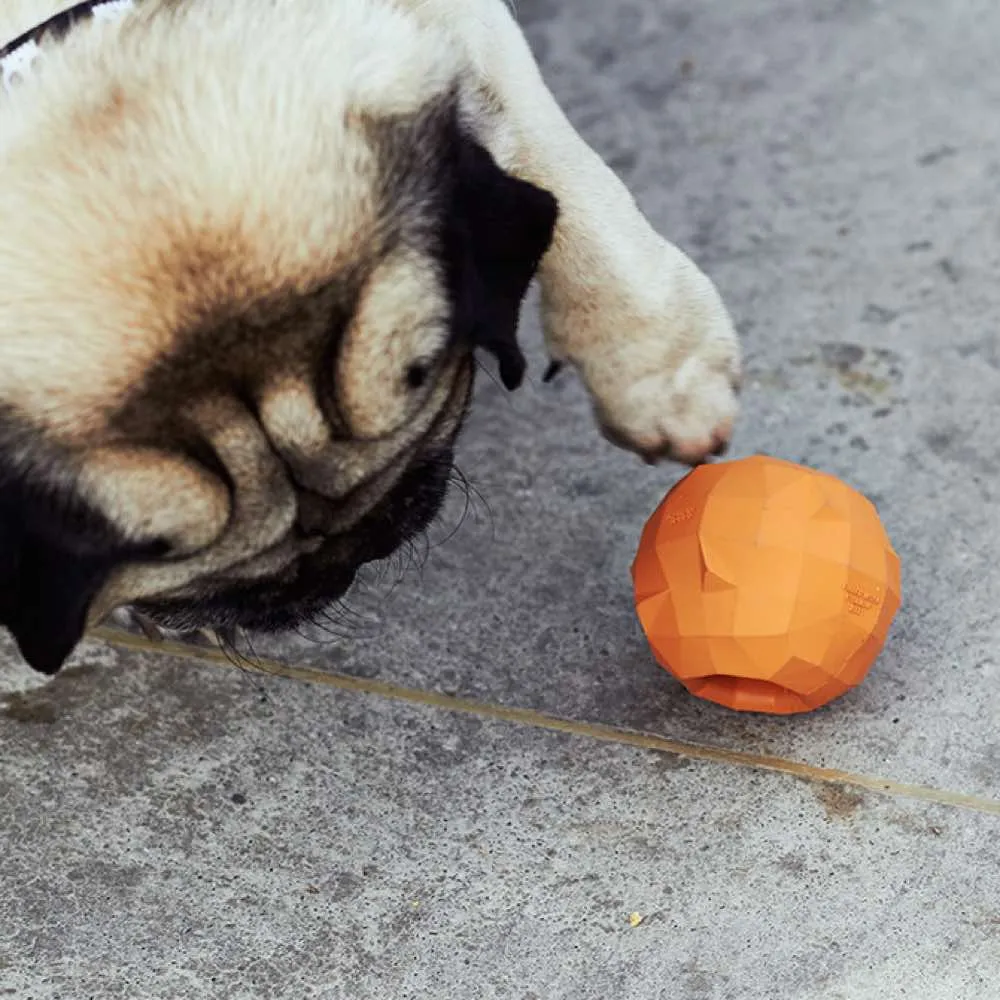 Zee.Dog Super Orange Treat-Play Dog Toy