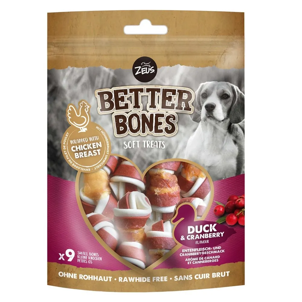 Zeus Better Bones Duck Small Bones with Wrapped Chicken